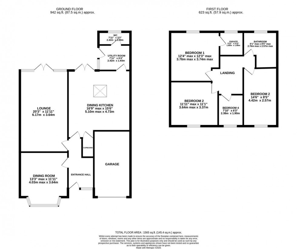 Floorplan for Chester Road, Poynton