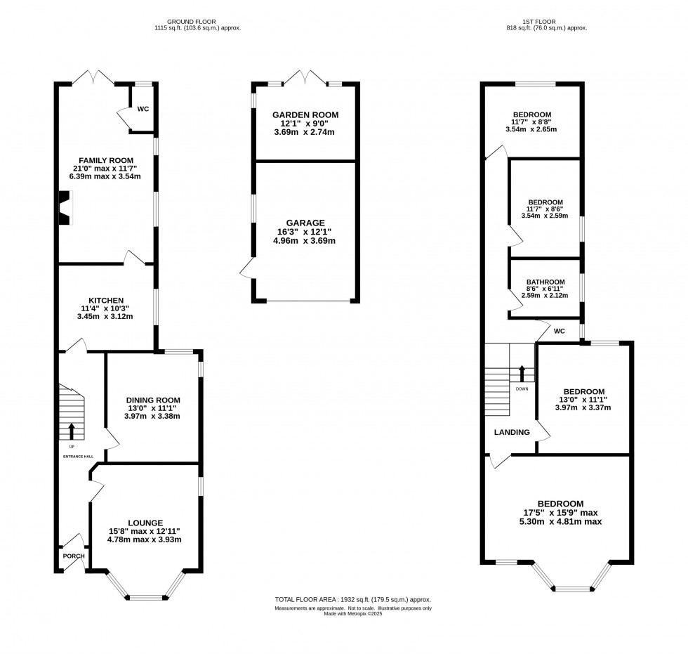 Floorplan for Walton Road, Stockton Heath, Warrington