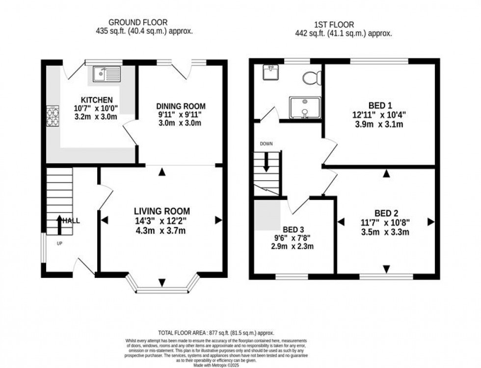 Floorplan for Old Meadow Lane, Hale