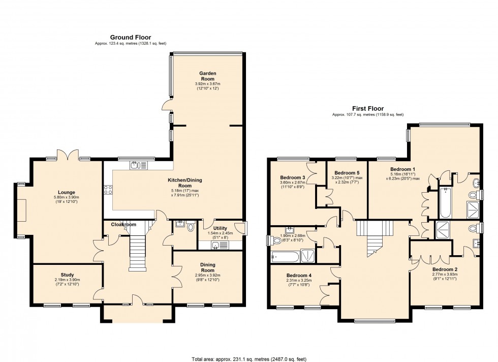 Floorplan for Lady Acre Close, Lymm