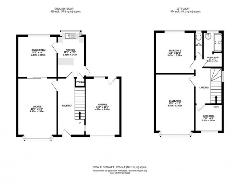 Floorplan for Warwick Road, Heaton Moor