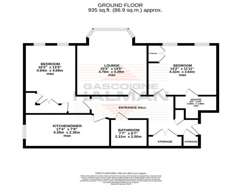 Floorplan for Northenden Road, Sale