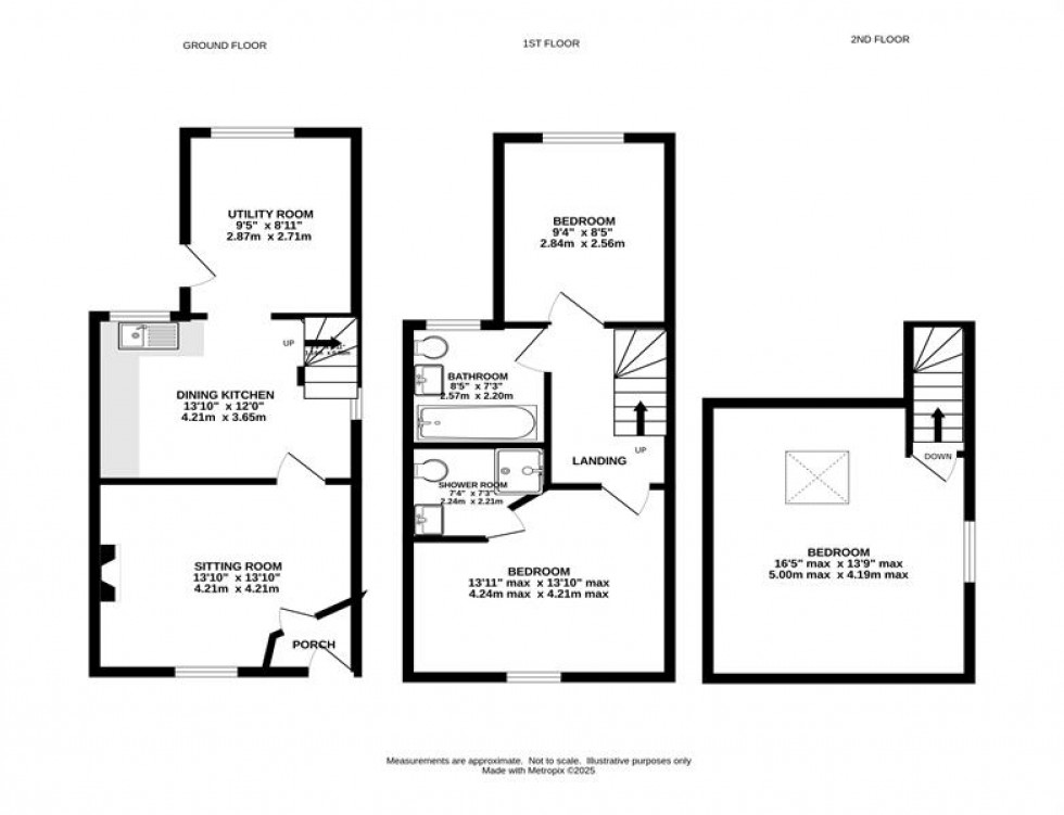 Floorplan for Whaley Lane, Whaley Bridge, High Peak