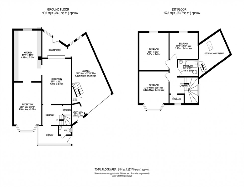 Floorplan for Thorley Drive, Timperley, Altrincham
