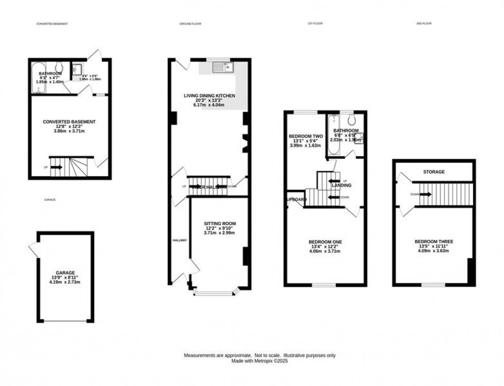 Floorplan for 63 Buxton Road, Whaley Bridge, High Peak
