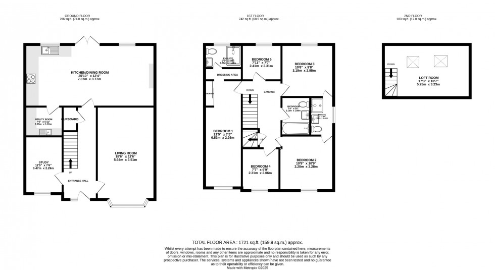 Floorplan for Turnberry Drive, Wilmslow