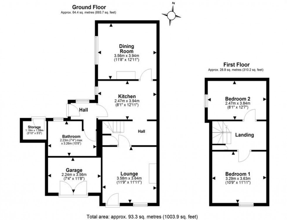 Floorplan for Ashton Road, Norley, Frodsham