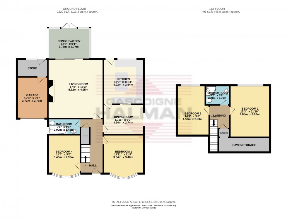 Floorplan for Hadfield Road, Hadfield, Glossop