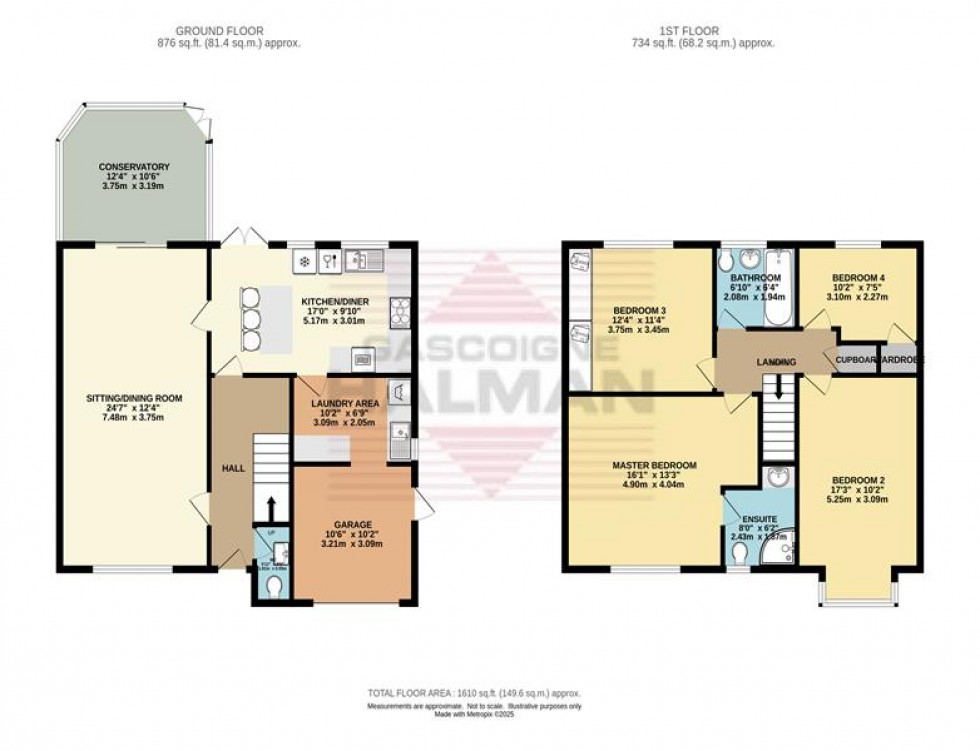 Floorplan for Printers Park, Hollingworth, Hyde