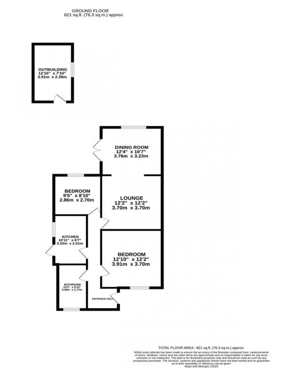 Floorplan for Carleton Road, Poynton