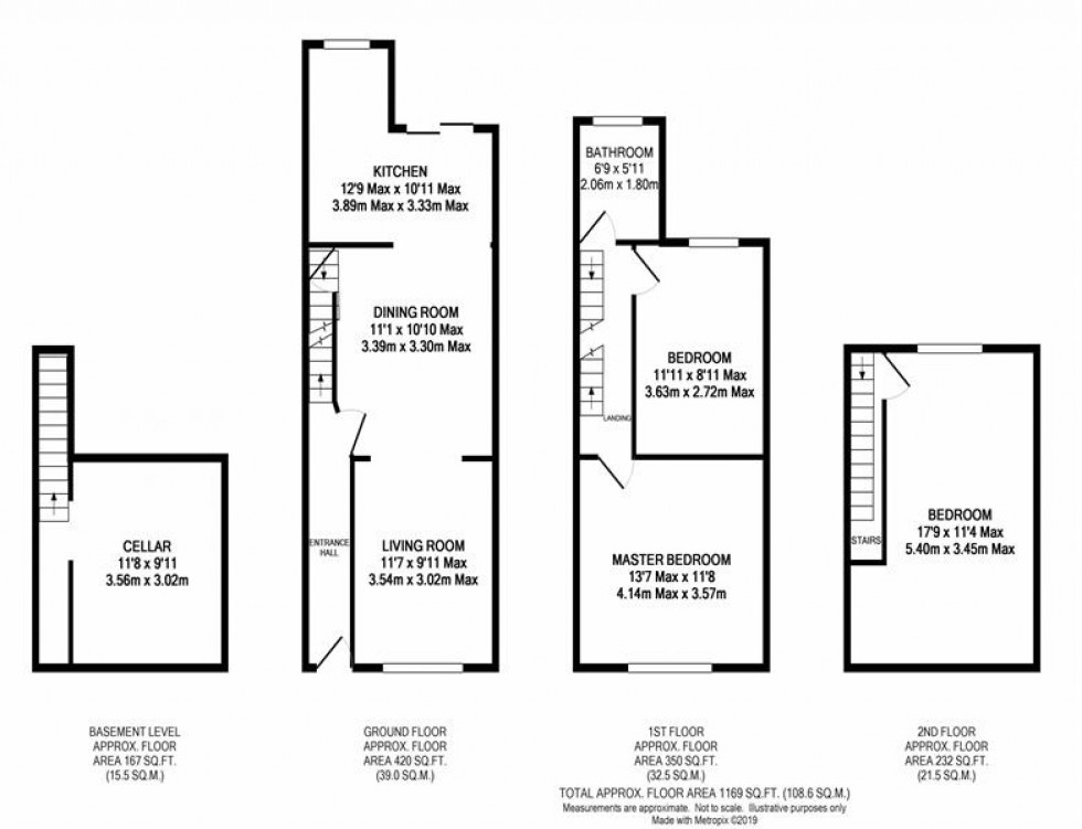 Floorplan for Frances Street, Cheadle