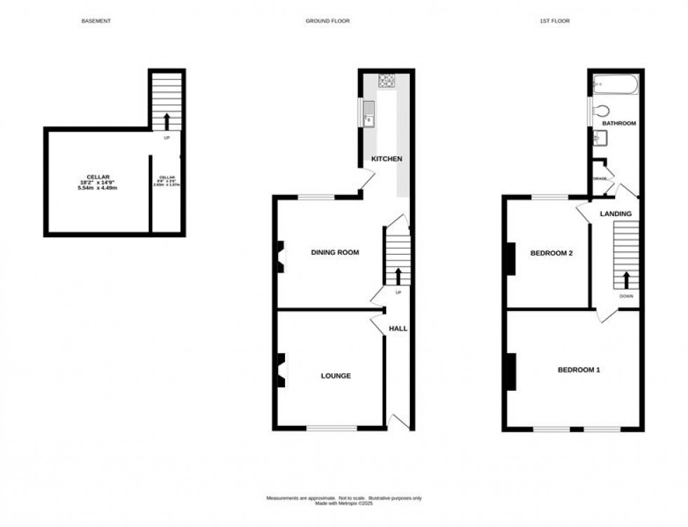 Floorplan for Norris Bank Terrace, Heaton Norris