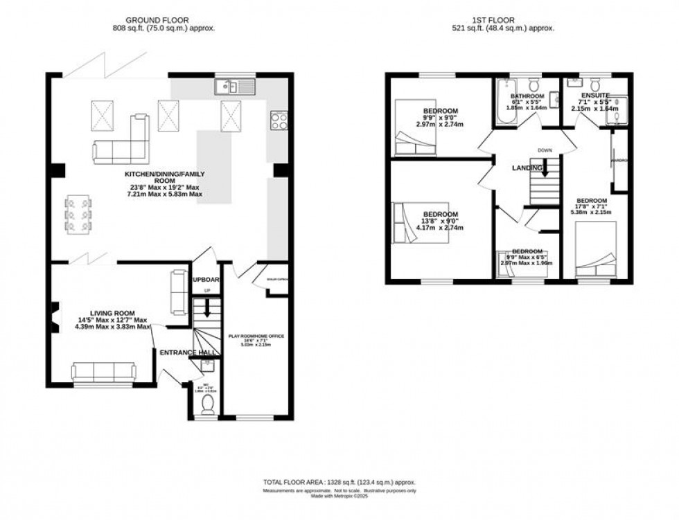 Floorplan for Honiton Way, Altrincham
