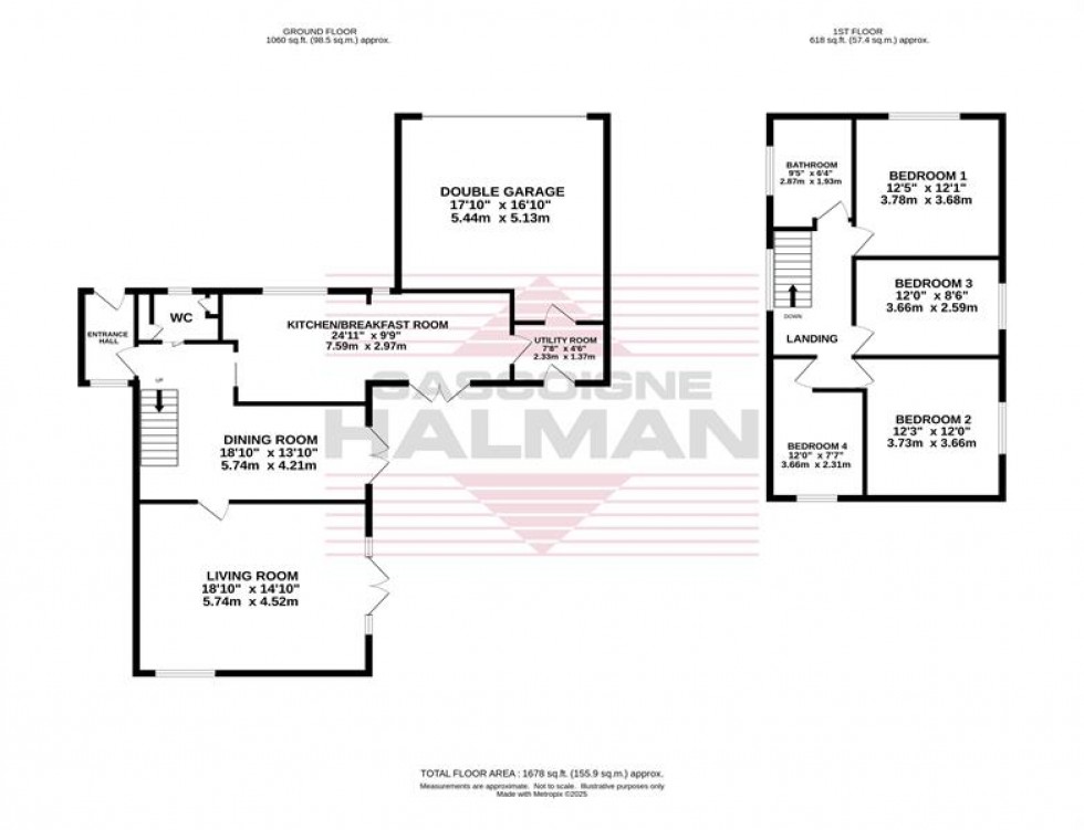 Floorplan for Harlyn Avenue, Bramhall