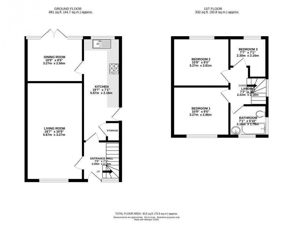 Floorplan for Winwood Road, East Didsbury
