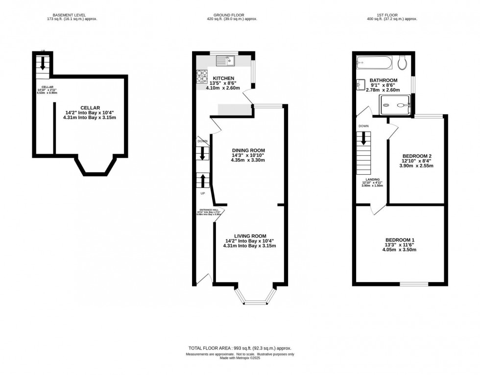 Floorplan for Rushton Street, Didsbury