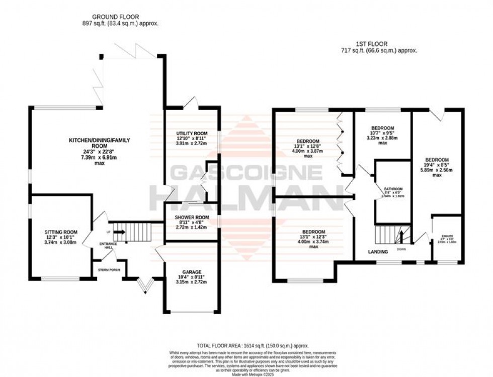 Floorplan for Westmorland Road, Sale
