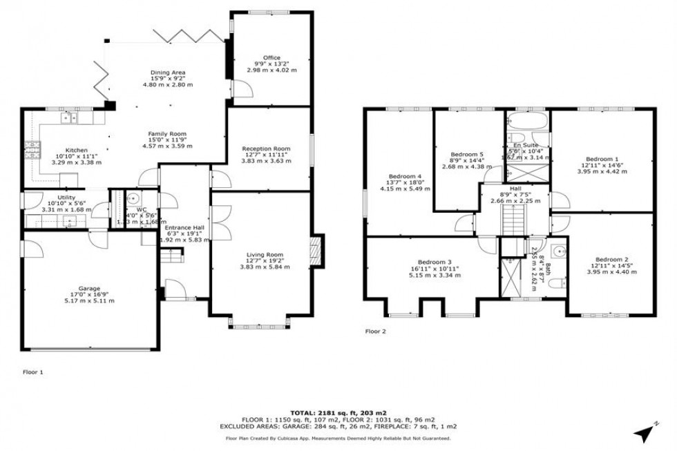 Floorplan for Barshaw Gardens, Appleton, Warrington