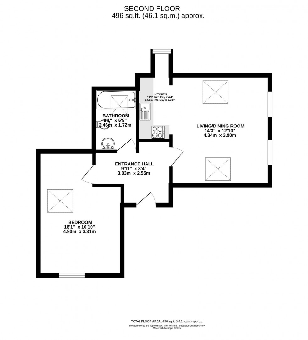 Floorplan for Malvern Grove, West Didsbury