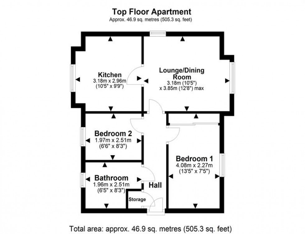 Floorplan for Mere View, Helsby, Frodsham