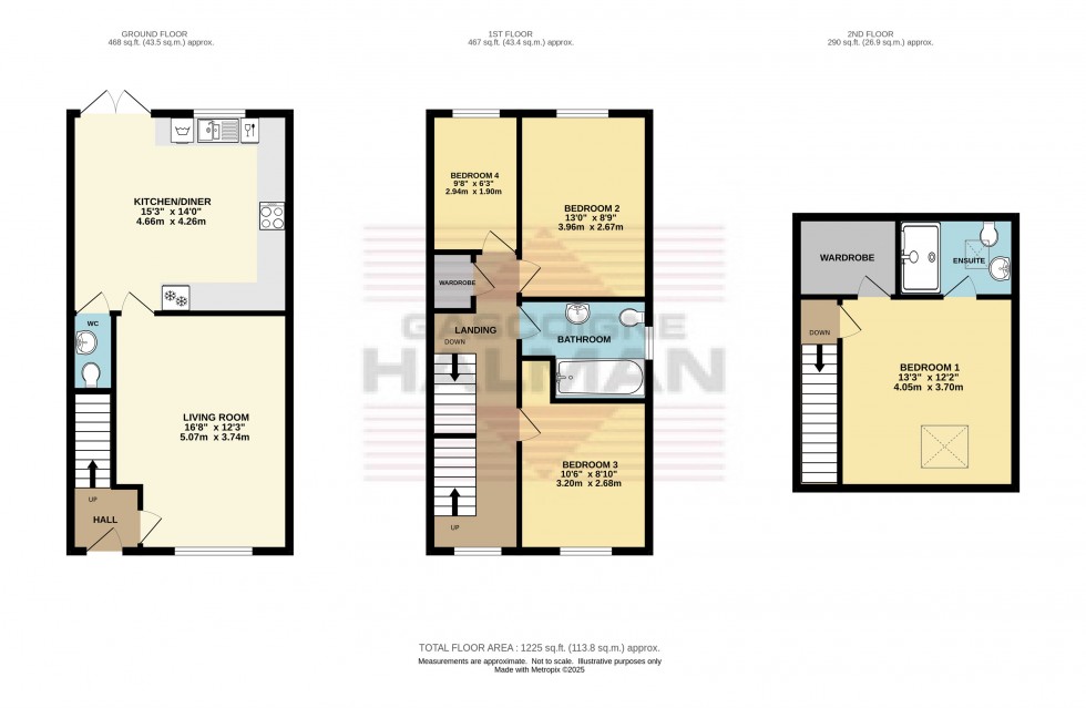 Floorplan for Park View, Hadfield, Glossop
