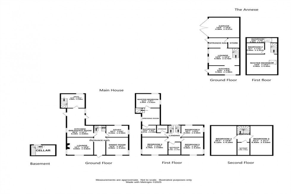 Floorplan for Tower Hill, Rainow, Macclesfield