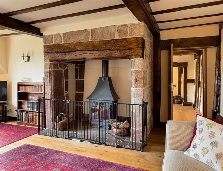 Images for Large farmhouse, detached converted barn, land and outbuildings in Higher Wych