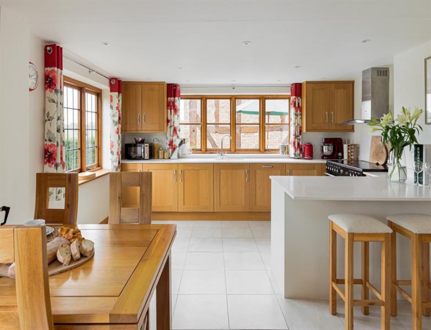 Images for Large farmhouse, detached converted barn, land and outbuildings in Higher Wych