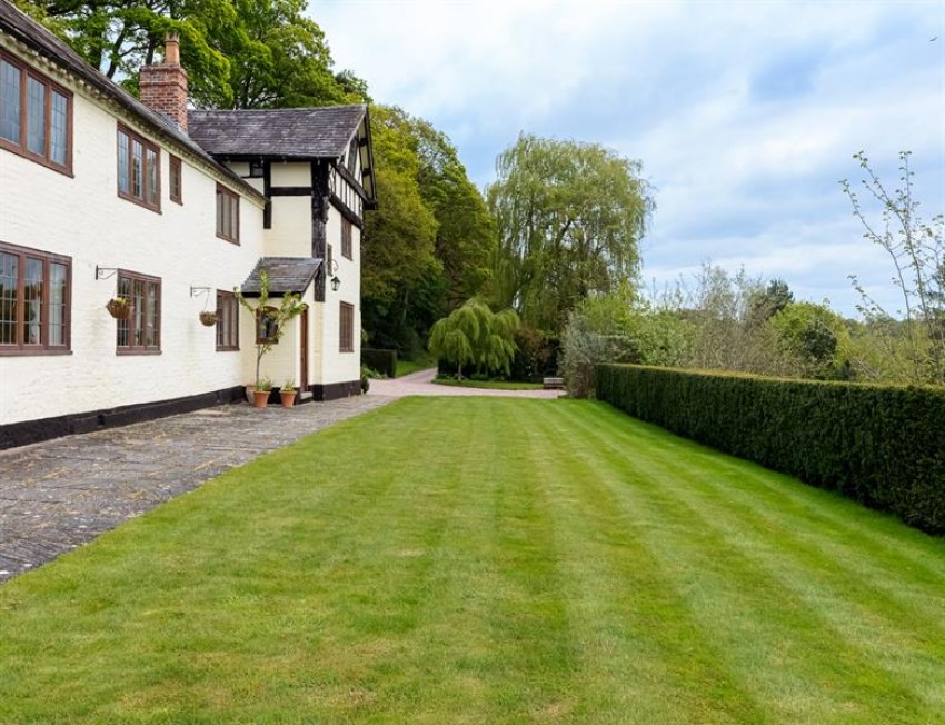 Images for Large farmhouse, detached converted barn, land and outbuildings in Higher Wych