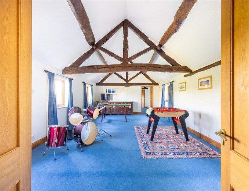 Images for Large farmhouse, detached converted barn, land and outbuildings in Higher Wych