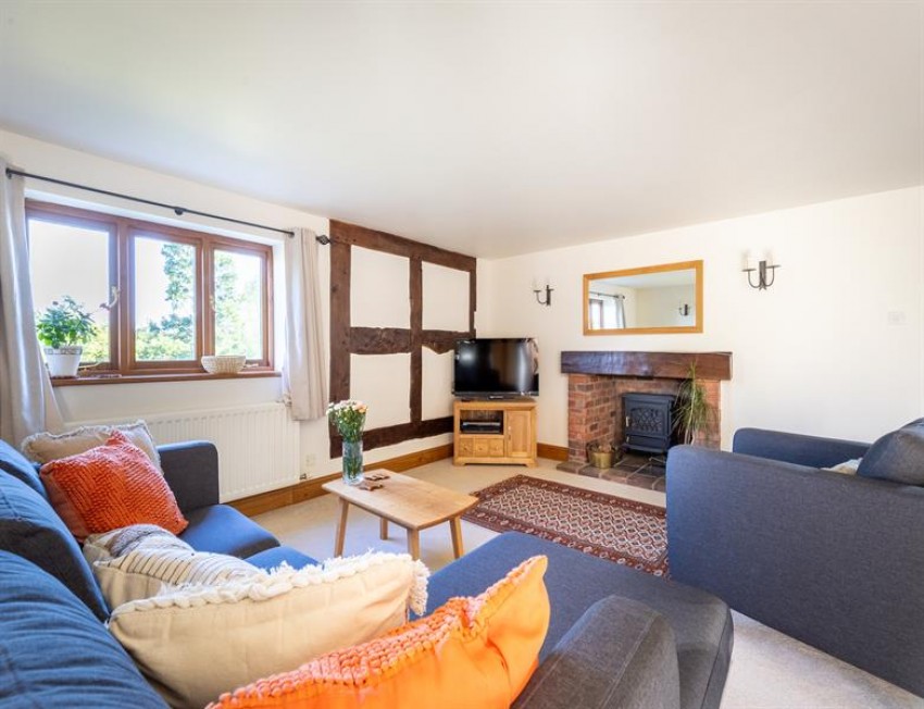 Images for Large farmhouse, detached converted barn, land and outbuildings in Higher Wych