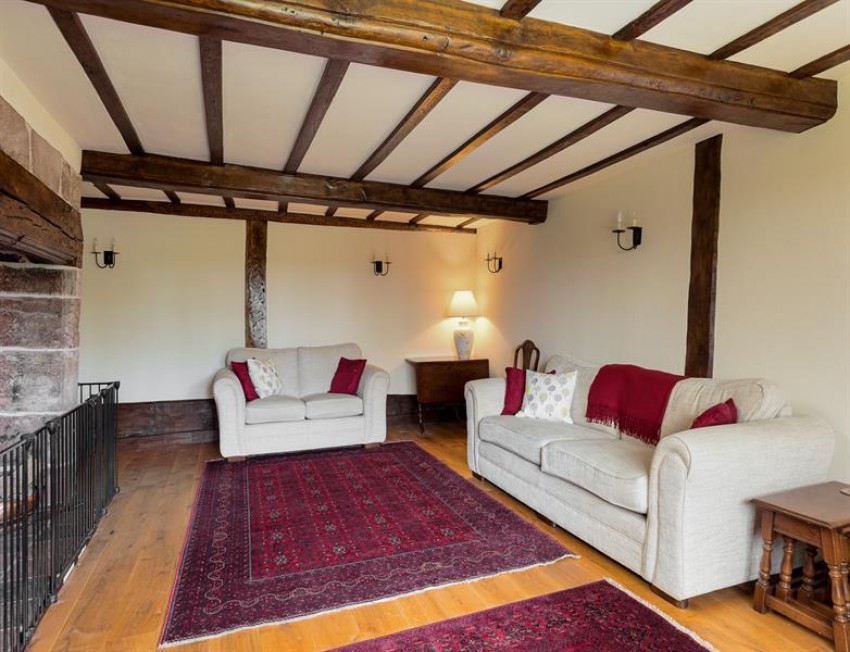Images for Large farmhouse, detached converted barn, land and outbuildings in Higher Wych