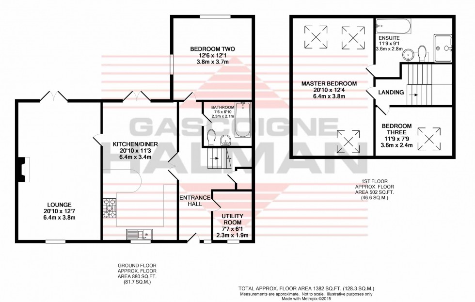 Floorplan for Cranage Manor, Knutsford Road, Cranage