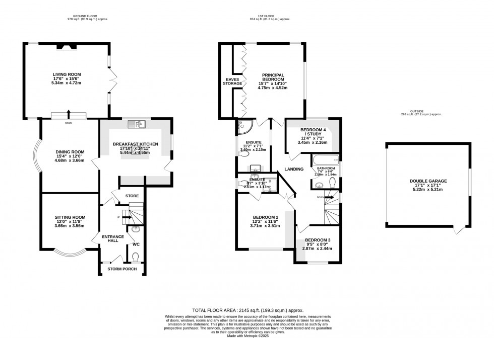 Floorplan for Racecourse Road, Wilmslow