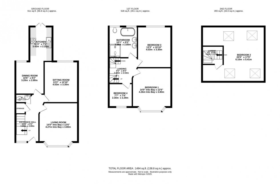 Floorplan for Brooklands Avenue, West Didsbury