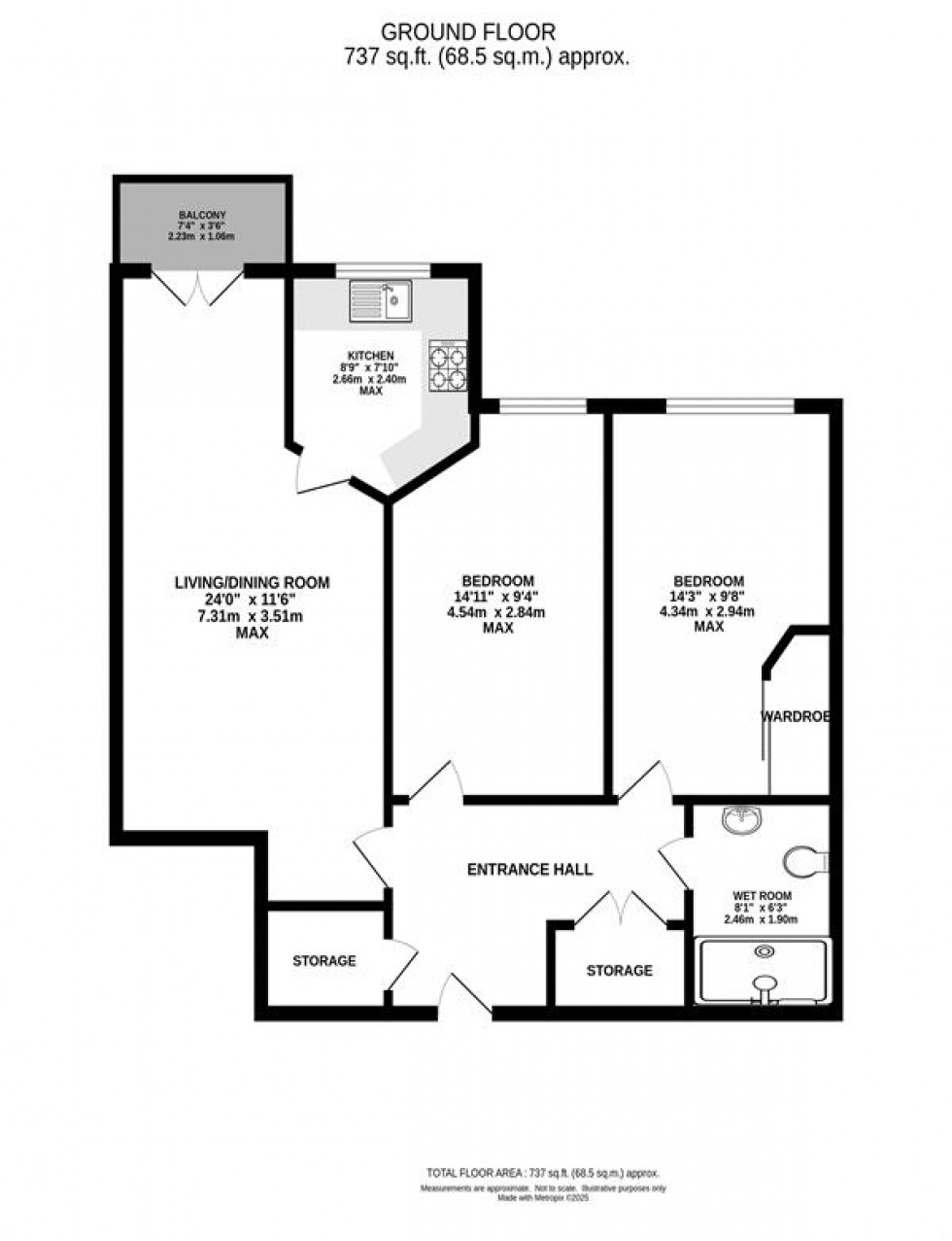 Floorplan for Adlington House, Nelstrop Road, Heaton Chapel