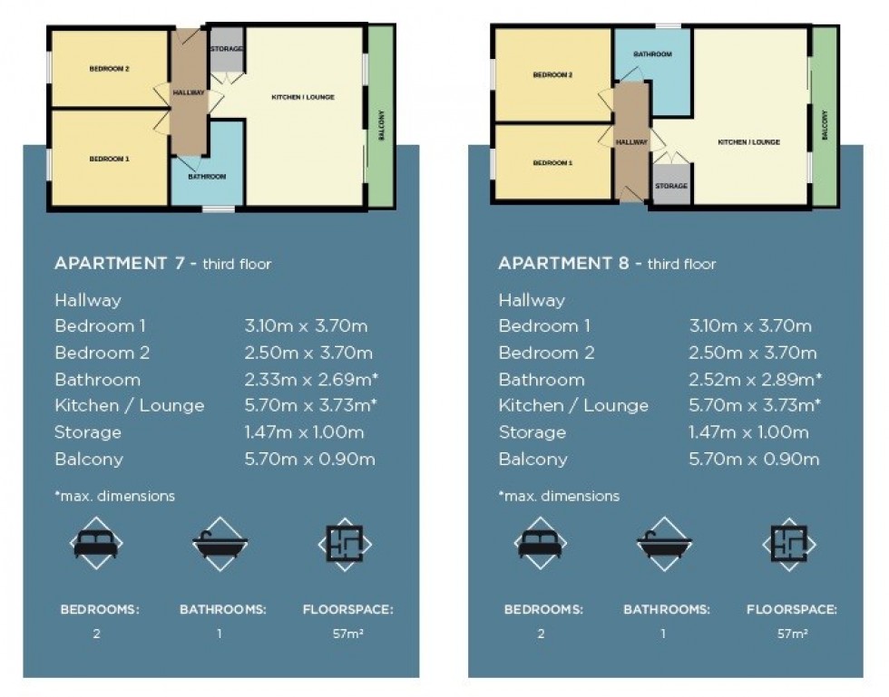 Floorplan for Gwel Y Mor, Bull Bay, Amlwch