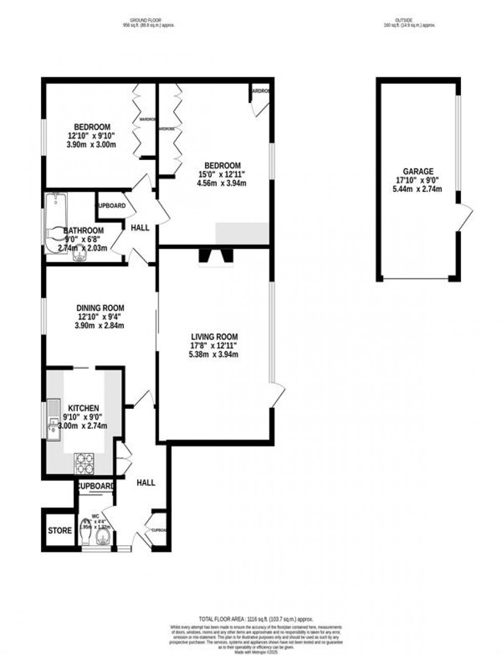 Floorplan for Fulshaw Court, Wilmslow