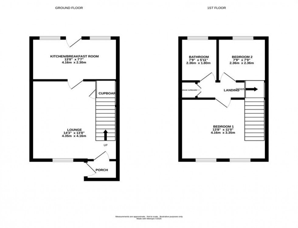 Floorplan for Byron Street, Macclesfield