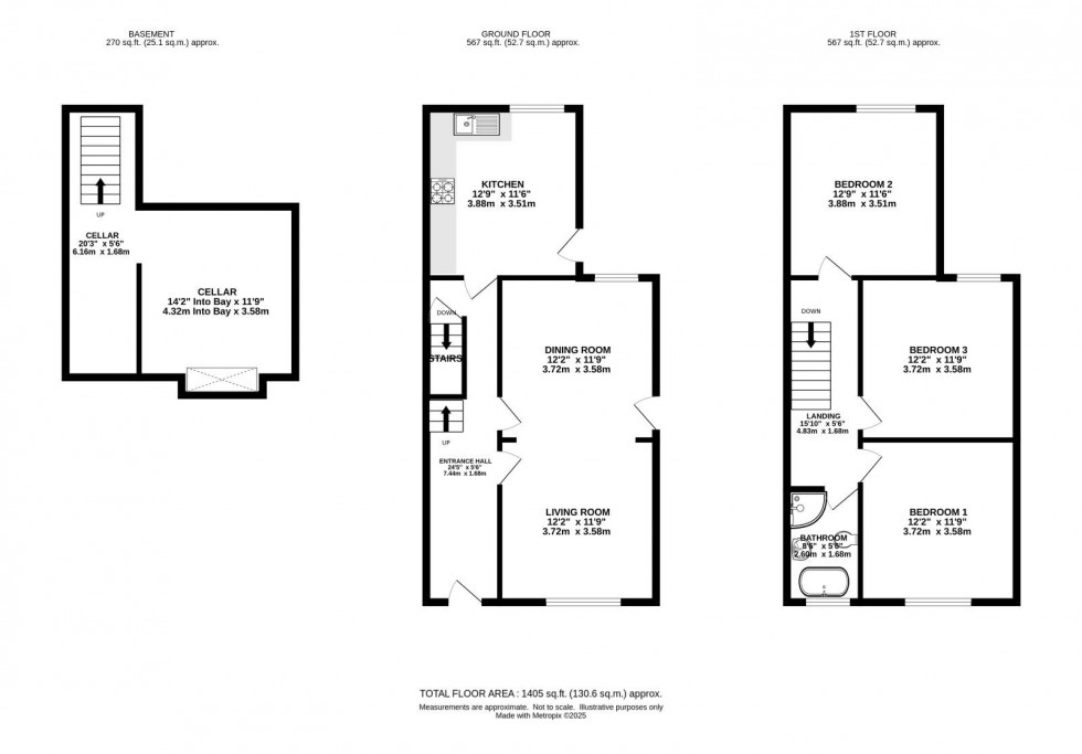 Floorplan for Moorton Avenue, Burnage