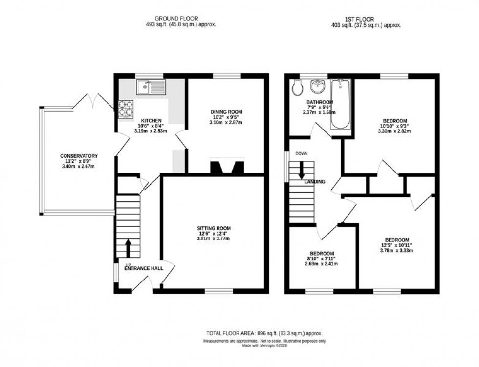 Floorplan for Hockerley Lane, Whaley Bridge, High Peak