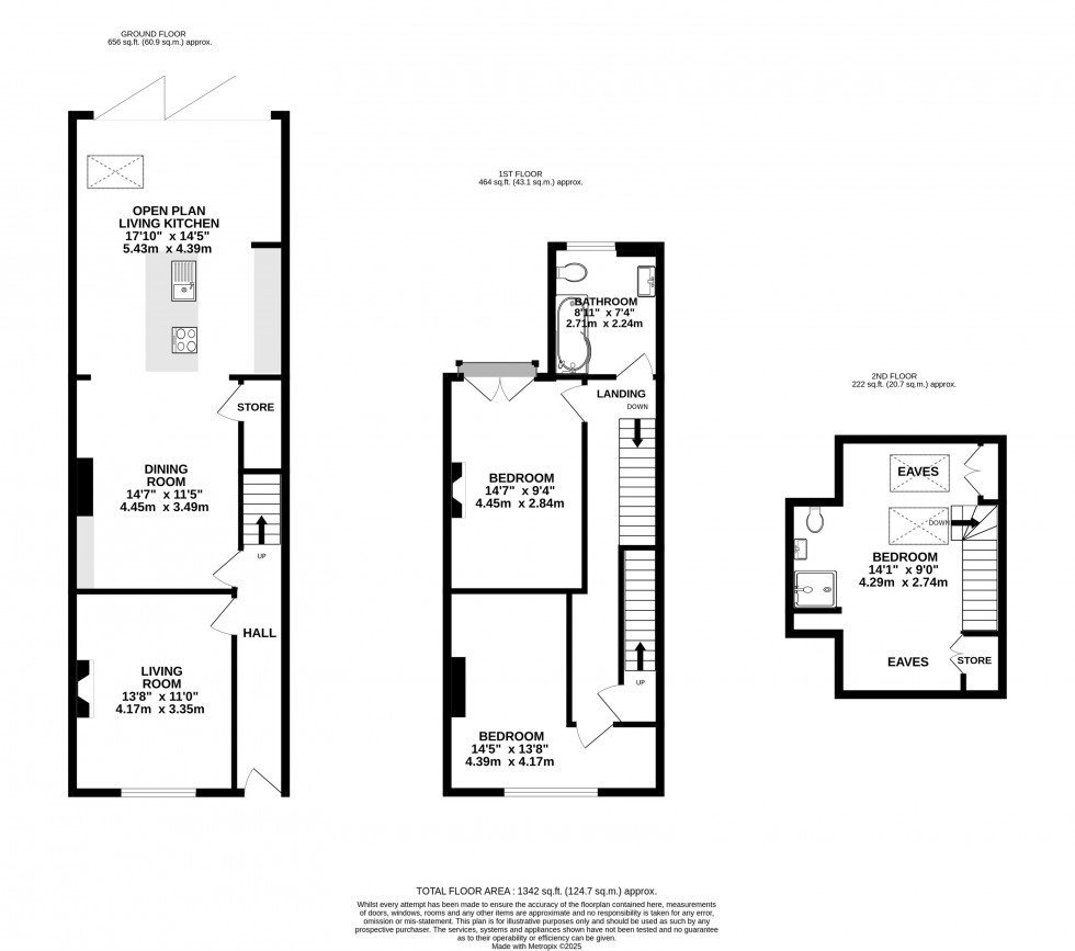 Floorplan for South Oak Lane, Wilmslow