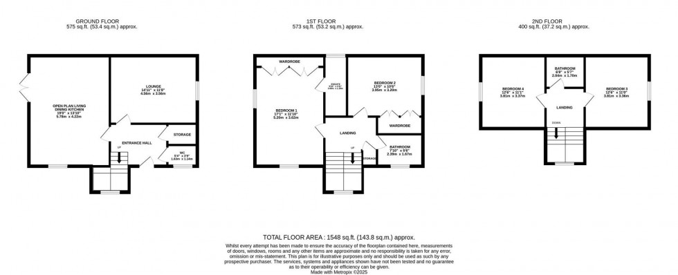 Floorplan for Twinkleton Road, Poynton
