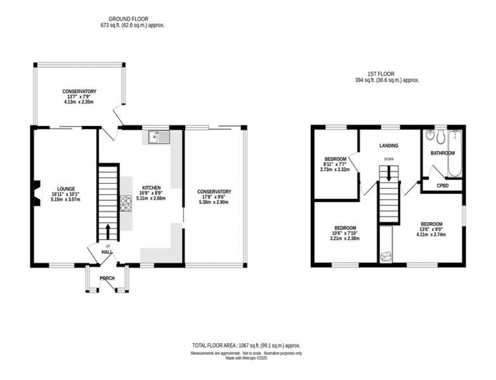 Floorplan for Thornbrook Road, Chapel-En-Le-Frith, High Peak