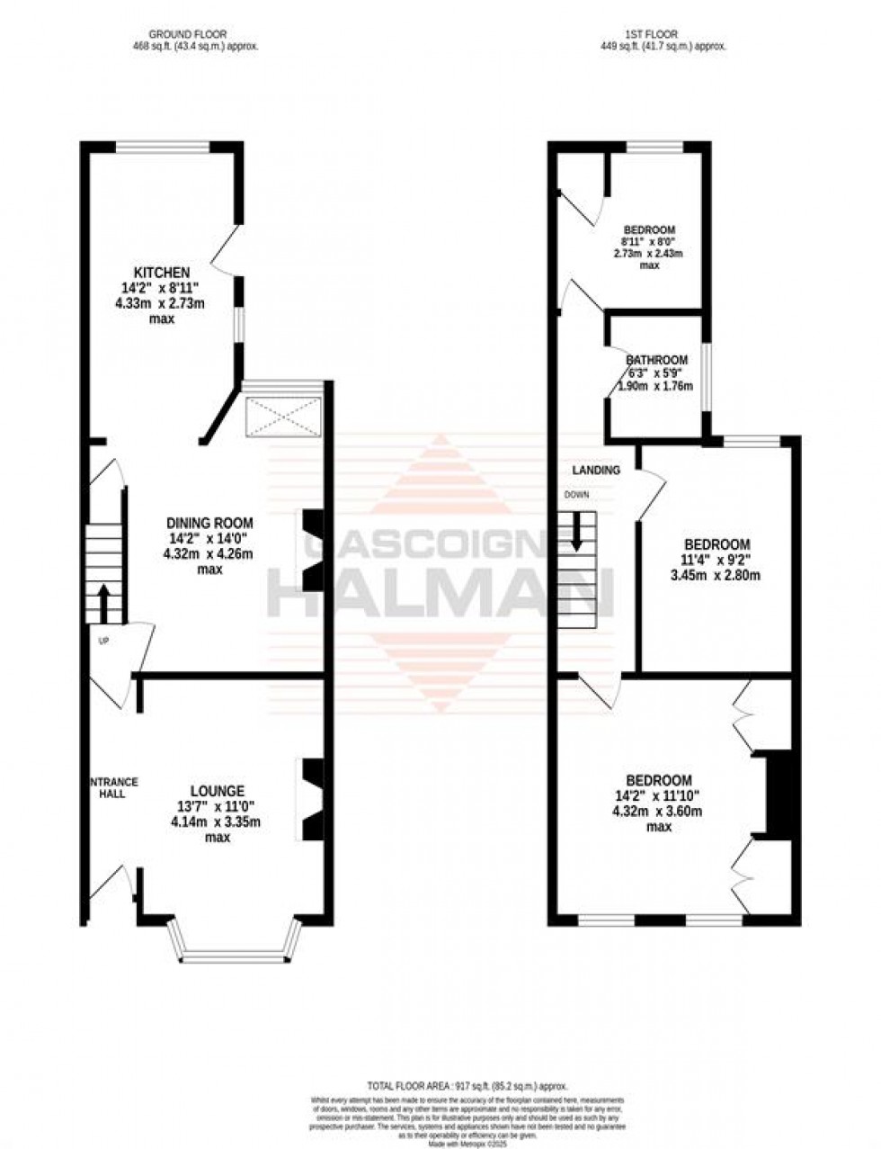 Floorplan for Symons Road, Sale