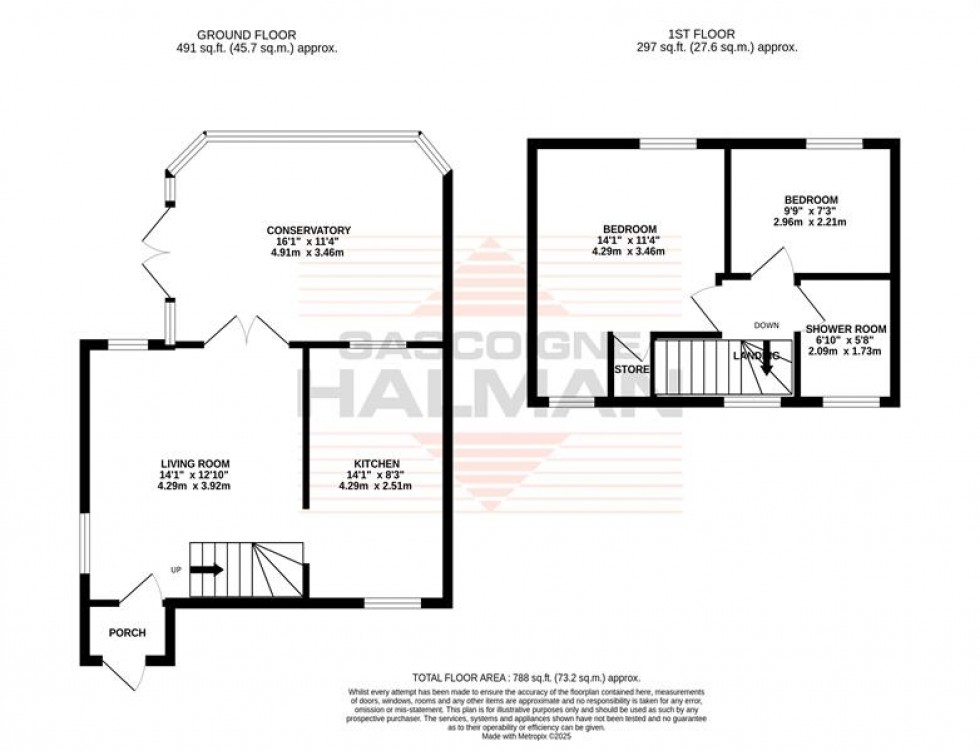 Floorplan for Sedburgh Close, Sale