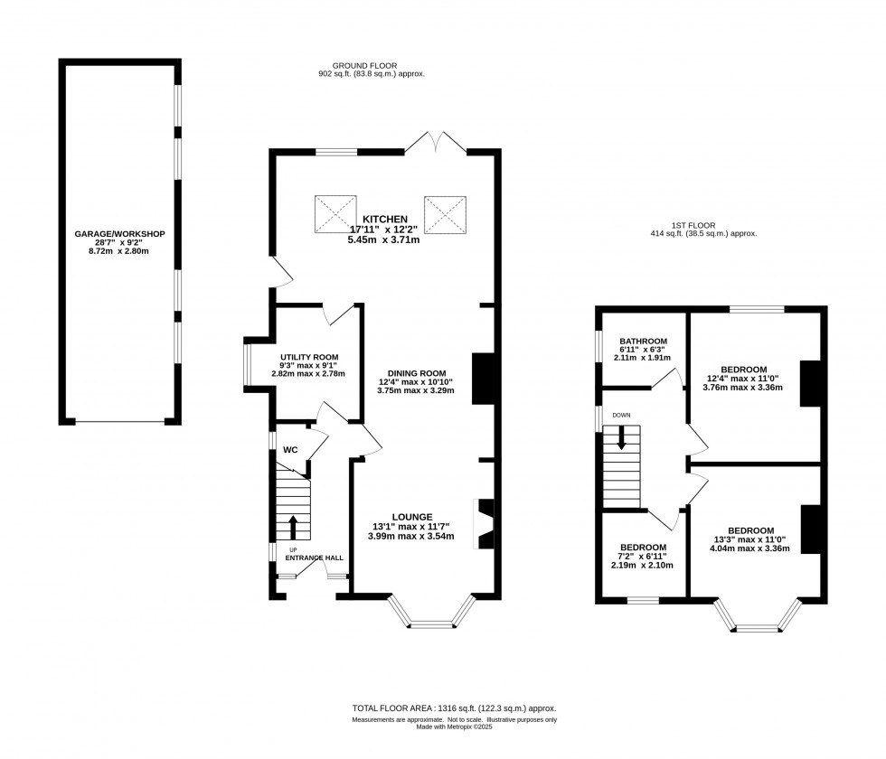 Floorplan for Hobb Lane, Moore, Warrington