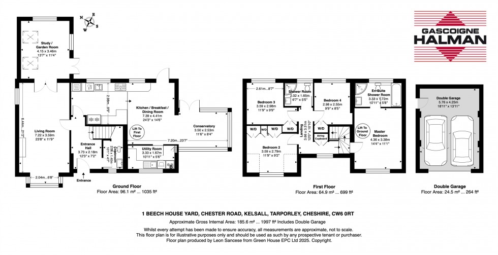 Floorplan for Beech House Yard, Chester Road, Kelsall