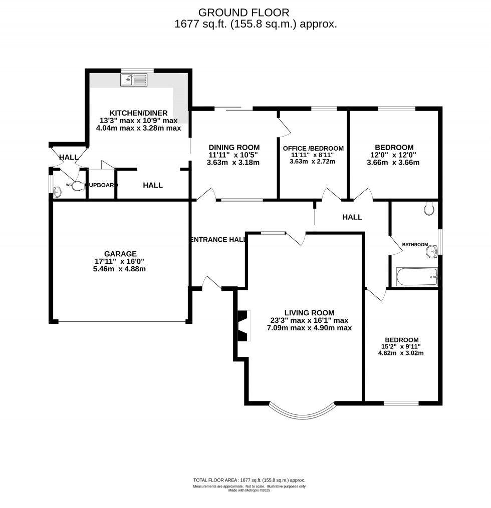 Floorplan for Brereton Court, Brereton Heath, Congleton