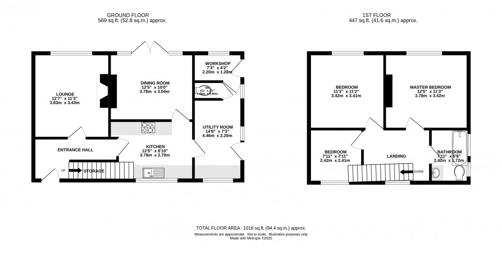 Floorplan for Ecclesbridge Road, Marple, Stockport